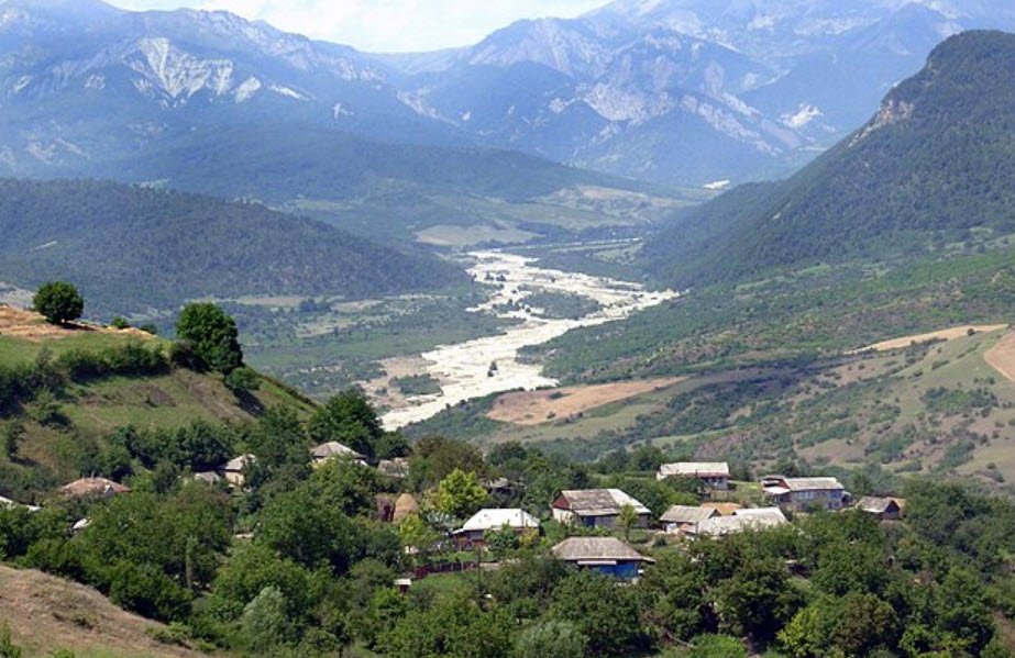Basgal Village, Ismayilli Region, Azerbaijan